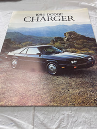 VINTAGE 1984 DODGE CHARGER SALES BROCHURE #M1880