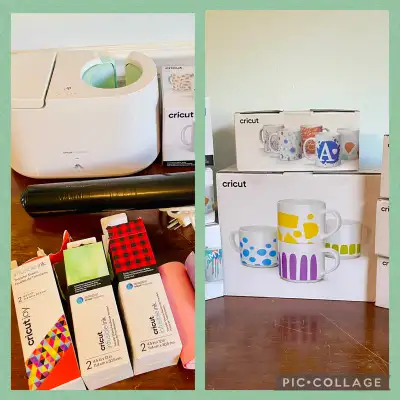 Cricut Mug Press with 19 Cricut Mug Blanks, View more