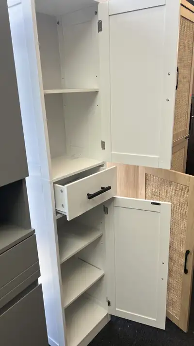 67" Tall Bathroom Cabinet, Narrow Bathroom Storage Cabinet with, View more