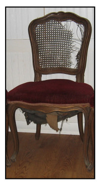 1 Antique Accent Chairs , $50 . Goulds