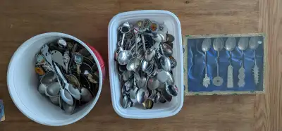 195 collector spoons, View more