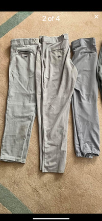 Men’s baseball pants, Rawlings & Easton size L & XL
