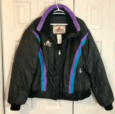 Vintage Choko Lite Snowmobile Jacket Men Large Bomber Black , View more