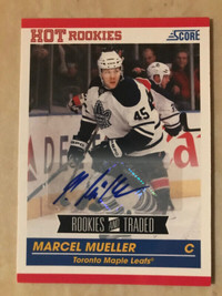 Cartes de hockey signées jersey cards - Toronto Maple Leafs