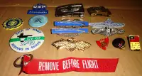 US MILITARY COLLECTIBLES BADGES BELT BUCKLES MAGNETS BUTTONS