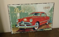 1949 FORD TIN SIGN