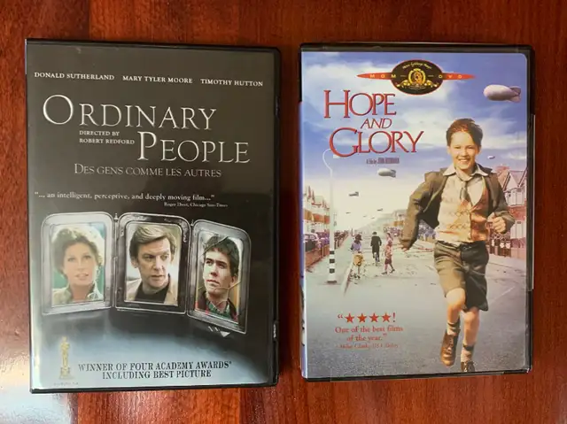 ORDINARY PEOPLE DVD + HOPE AND GLORY DVD in CDs, DVDs & Blu-ray in City of Toronto - Image 2