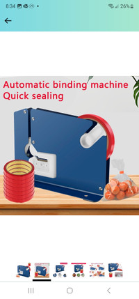 New Bag Sealer and Cutter