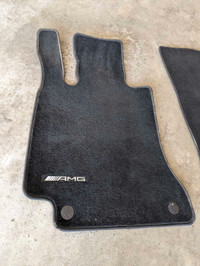 Mercedes AMG fabric mats 2 pieces like new