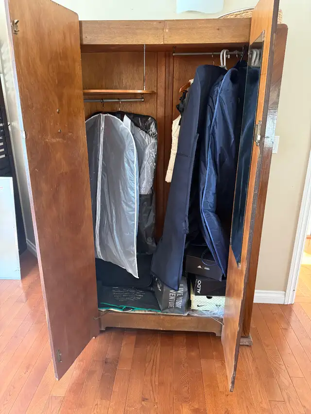 TV Stand, Antique Wardrobe, Computer Desk in Hutches & Display Cabinets in Edmonton - Image 8