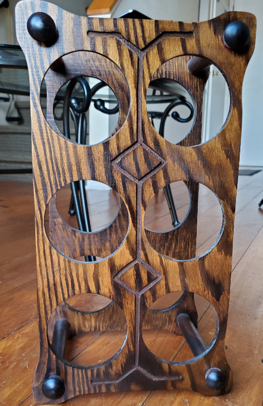 Wood wine bottle rack in Home Décor & Accents in City of Halifax