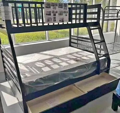 Lit Superposé Moderne avec Tiroirs de Rangement, View more