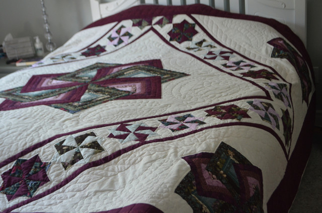 Hand Quilted King Size Quilt in Bedding in Renfrew