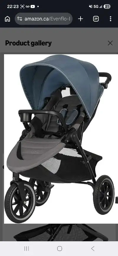 Jogging stroller EvenFlo Folio 3, View more