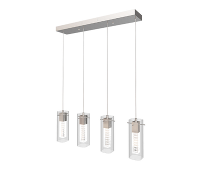 Luminaire suspendu, Artika, Hologram, HOL4P-CCA 4 LED Chromé, View more