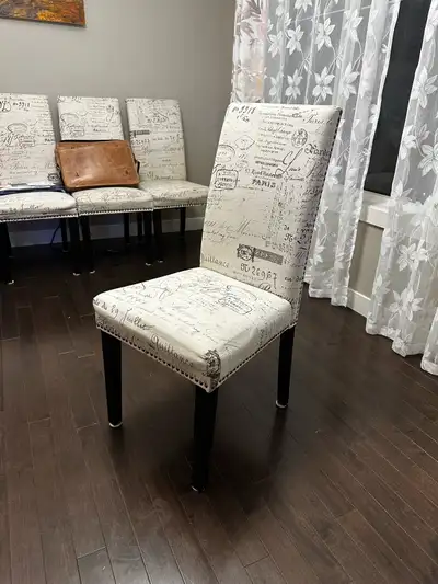 6 dining room chairs $100 OBO