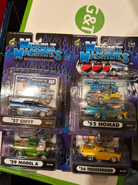 Muscle machines 57 Chevy 55 Nomad 56 Thunderbird 29 Model A toy