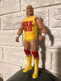 Hulk Hogan WWE Mattel Basic Figure With Custom Hulk Rules Shirt