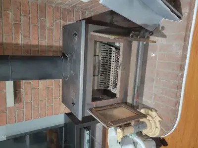 Cast iron woodstove, View more