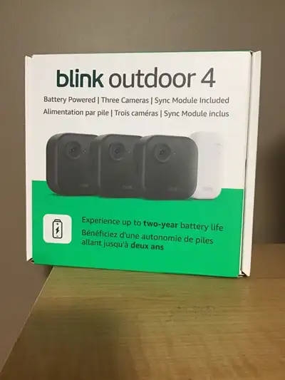 camera de surveillance blink 4iè gen neuves et scellées qty 3, View more