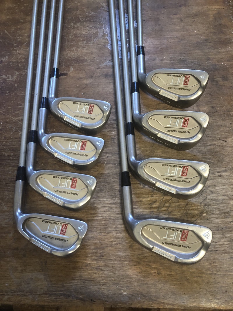 Dunlop Power Lift Weighted Golf Clubs Iron Set Oversize RH Golf