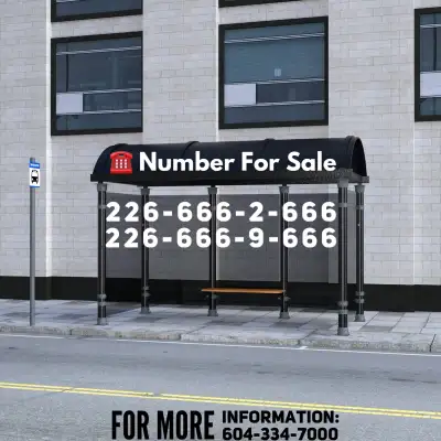 226-666-2-666 226-666-9-666 519/226/548 Easy Vip phone numbers , View more