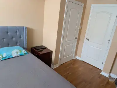 Spacious and furnished private bedroom for rent in a beautiful and quiet house starting May 12th, 20...