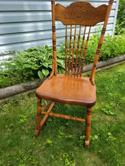 Antique rocking chair, View more
