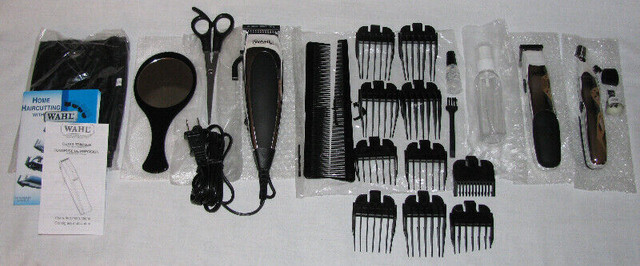 Wahl Home Hair Cutter Barber Kit with Storage Case 30PC Like New in Other in Saint John