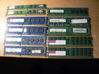 RAM Mémoires ordinateur bureau.