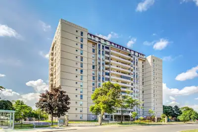 Discover the potential of this 2 bedroom condo apartment in Toronto that offers a rare mix of square...