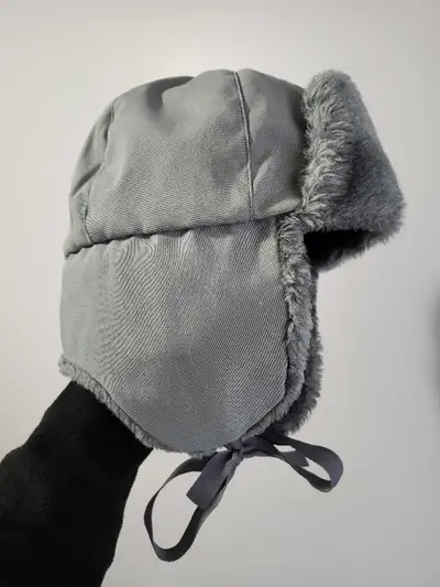 Vintage Canada Post Mailman Unicorp Uniform Grey Trapper Hat EUC, View more