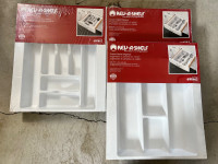 Rev-A-Shelf Cutlery Drawer Organizer - 2 x 698663 and 1 x 698662