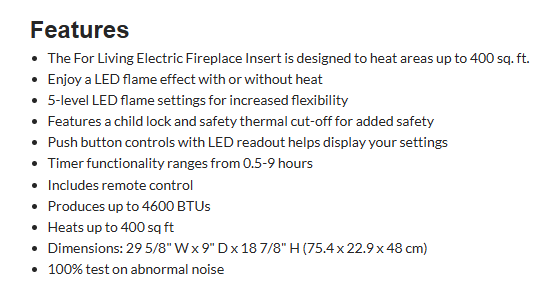 FIREPLACE INSERT582841768713932802