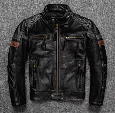 Bikers leather jacket -All sizes, View more