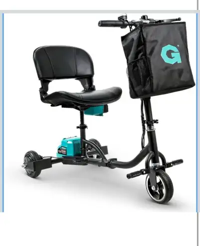 Brand new in box 3 Wheel Folding Mobility Scooter Electric Powered Portable Ultra Lightweight Compac...