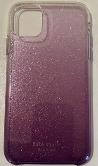 Kate Spade iPhone 11 Purple Sparkle Phone Case