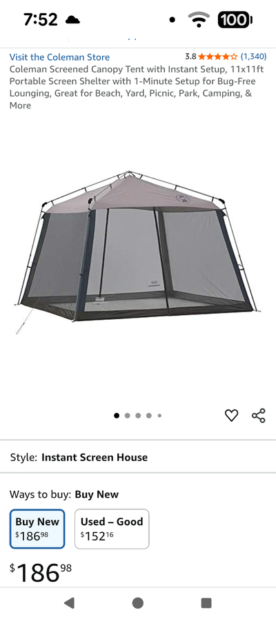 Coleman kitchen camping tent, View more