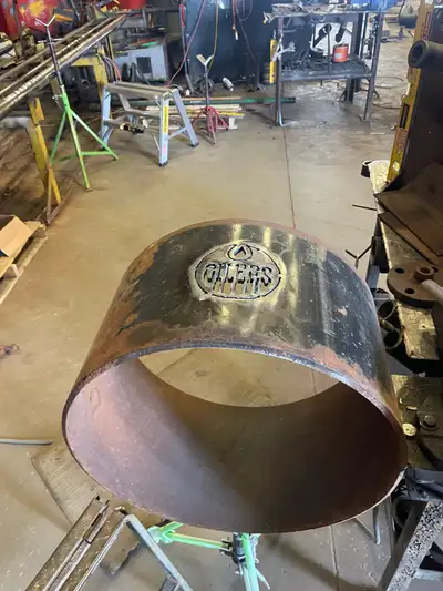 oilers fire pit 24”, View more