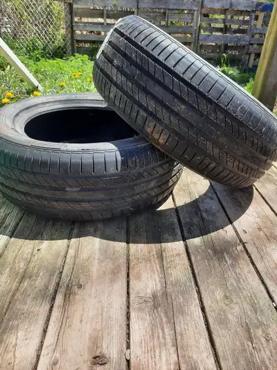 205/55r/16 two tires 150 obo Brand new,never used. No longer have the car they were purchased for.