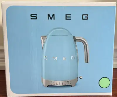 SMEG variable temperature kettlewith original package, View more