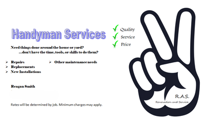 Experience with a wide variety of things both interior and exterior. Demo/repair/replace. Bathrooms,...