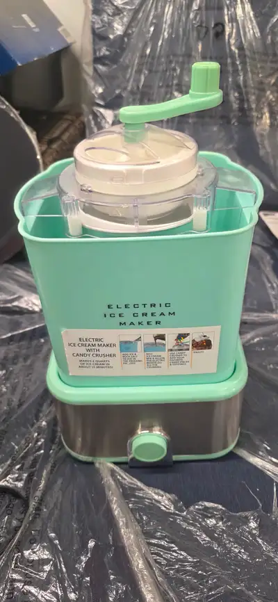 Nostalgia Electric Ice Cream Maker NEVER USED, View more