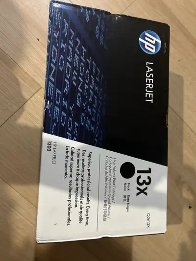 HP 13X Q2613X Black High Yield Toner Cartridge Laser-free shippi, View more