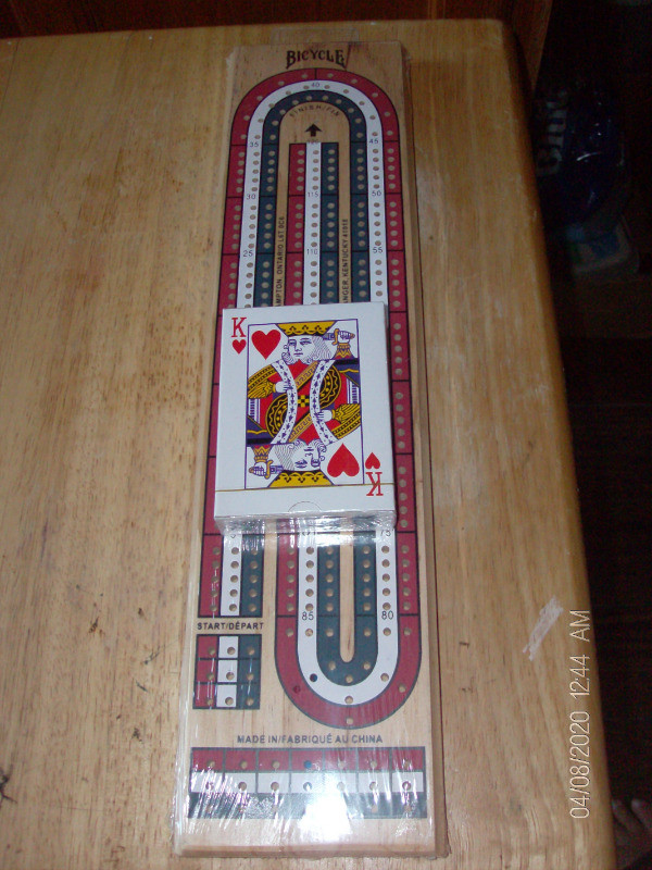 cribbage board, & cards.  brand hew never opened. $20. in Toys & Games in City of Toronto