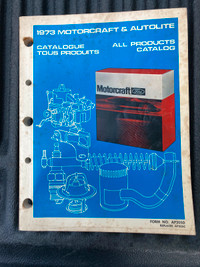 1973 Ford Motorcraft, an auto light product catalogue