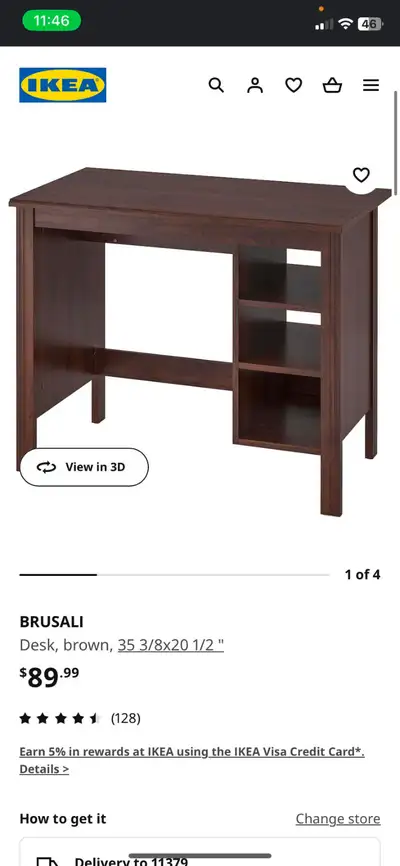 Free Brusali IKEA Desk, View more