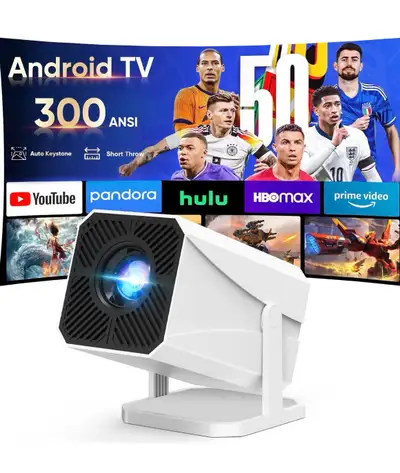 Portable Android TV Smart Projector, View more