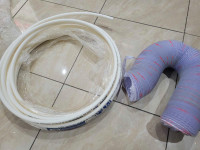 1/2pex pipe and 4 inch duct