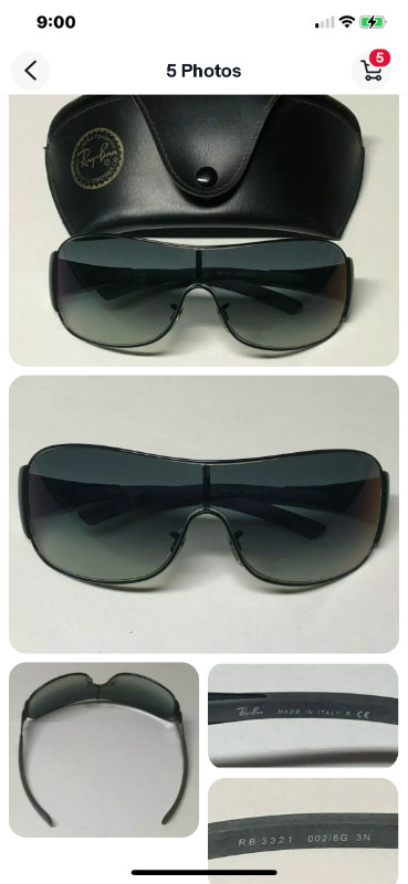 RAY BAN RB3321 Highstreet Sunglasses..!!! in Health & Special Needs in Mississauga / Peel Region - Image 3